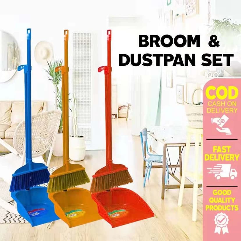 Dust Broom Plastic Tilla